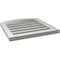 Ekena Millwork Arch Top Surface Mount PVC Gable Vent: Non-Functional, w/2"W x 1-1/2"P Brickmould Frame, 18"W x 42"H GVPAR18X4202SN - alternate 4